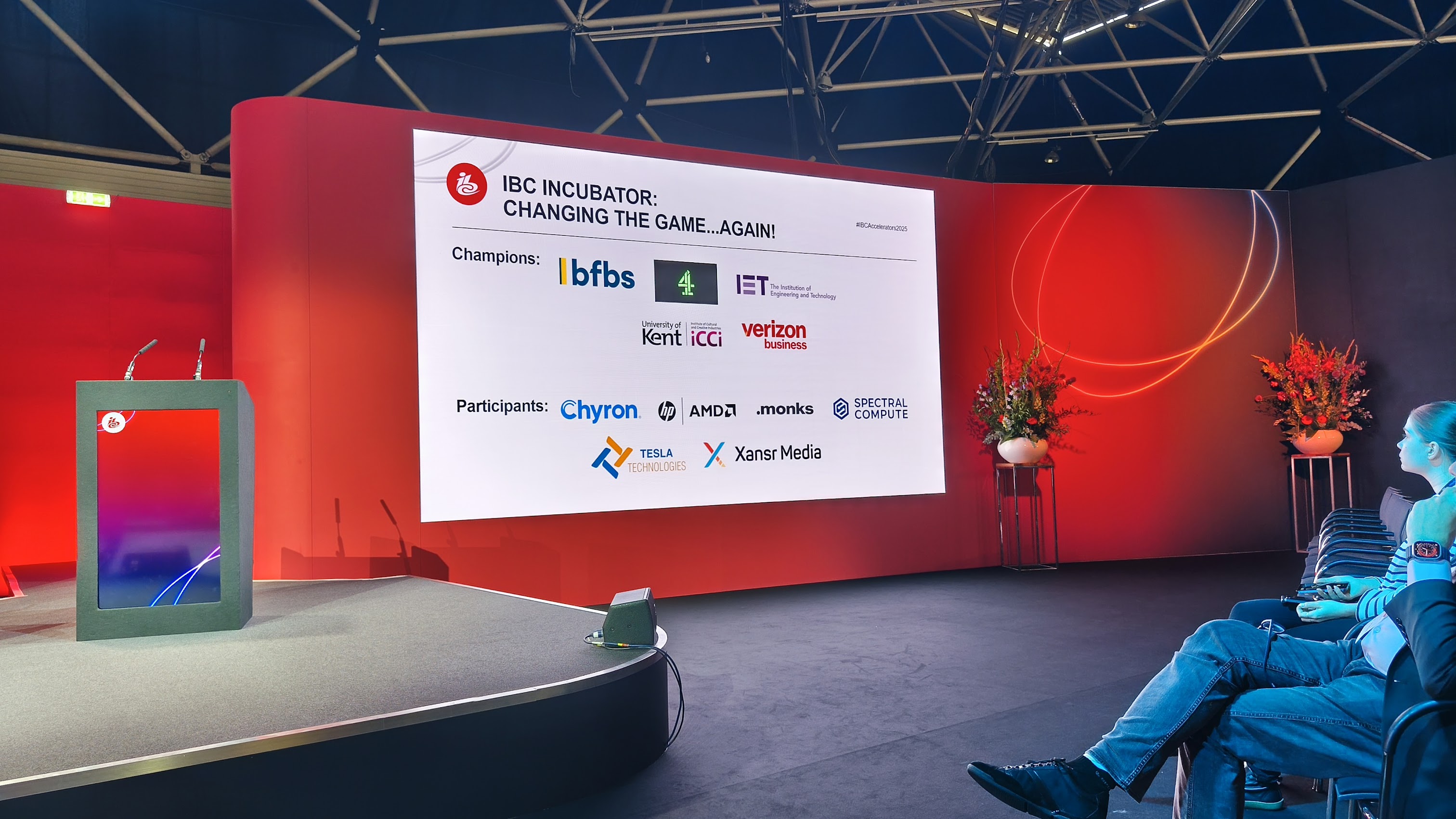 The IBC Accelerator stage in Amsterdam
